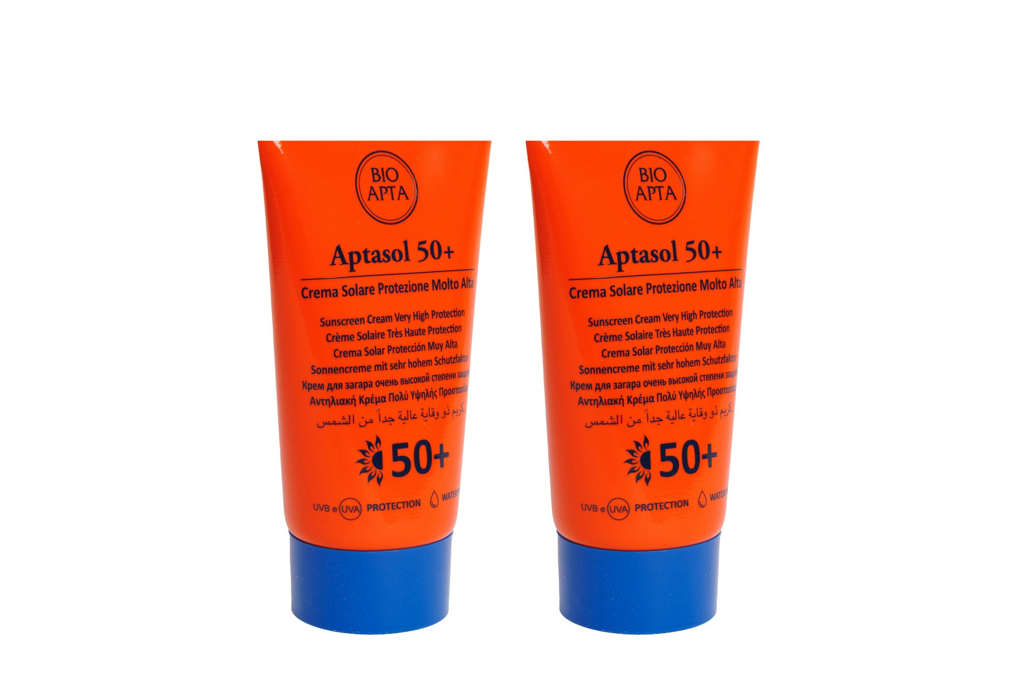 04 2×Aptasol SPF50+ Αντηλιακή κρέμα προσωπου(2×75ml) - Image 1